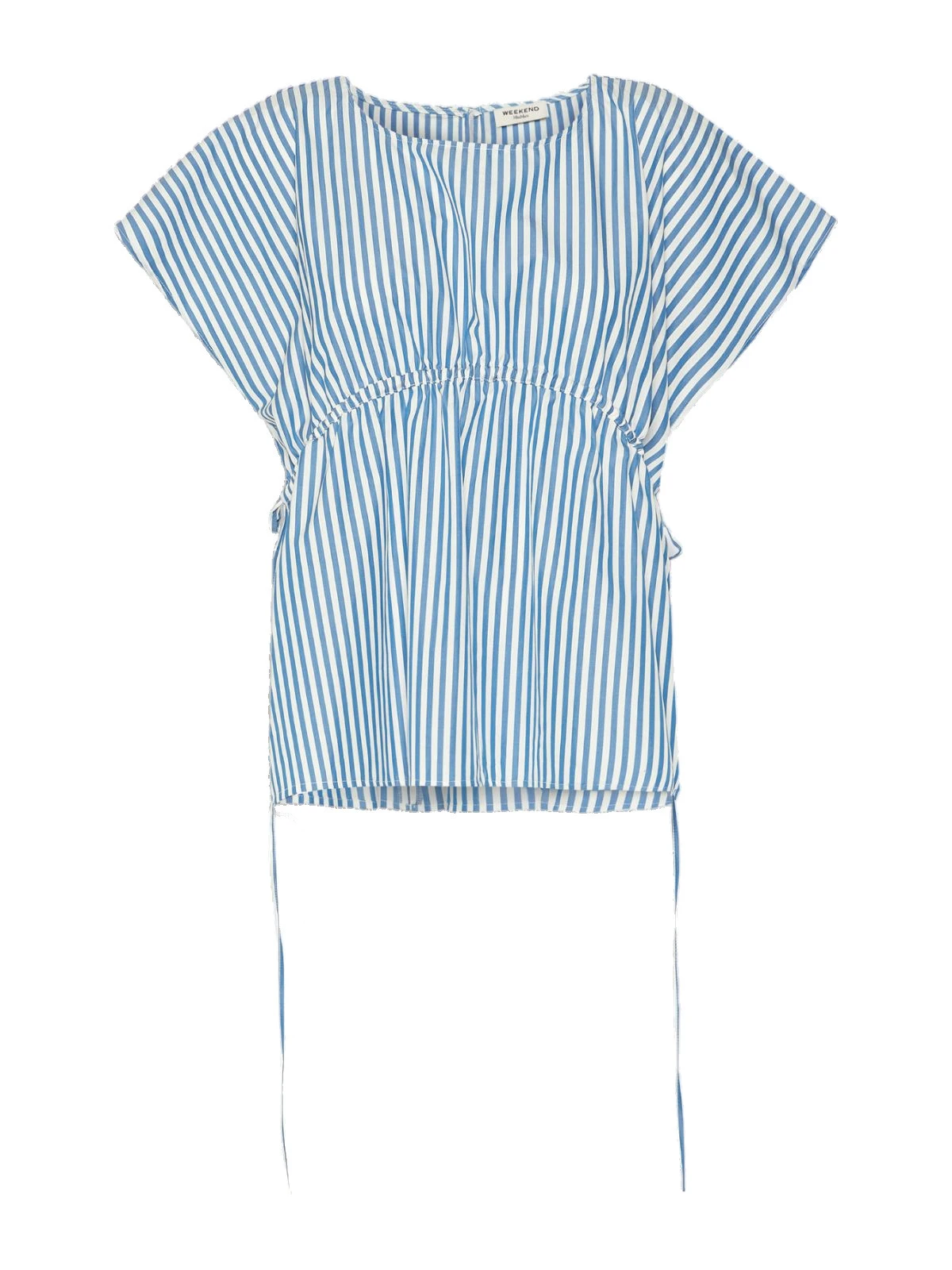 Max Mara Panda Cotton Poplin Blouse in Cornflower Blue Max Mara Panda Cotton Poplin Blouse in Cornflower Blue | Women | Luxury Shoes