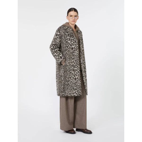 Max Mara Panfilo Flared Wool Flannel Trousers in Turtledove | Wide leg pants | Luxury Shoes 
