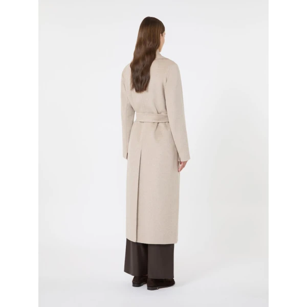 Max Mara Paola Belted Wool and Cashmere Coat in Beige | Wool Coat | Luxury Shoes 
