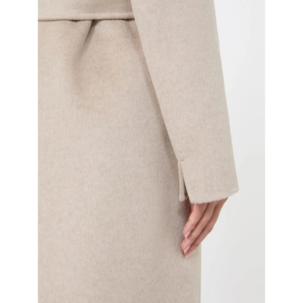 Max Mara Paola Belted Wool and Cashmere Coat in Beige | Wool Coat | Luxury Shoes 
