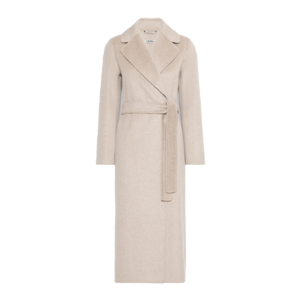 Max Mara Paola Belted Wool and Cashmere Coat in Beige | Wool Coat | Luxury Shoes 