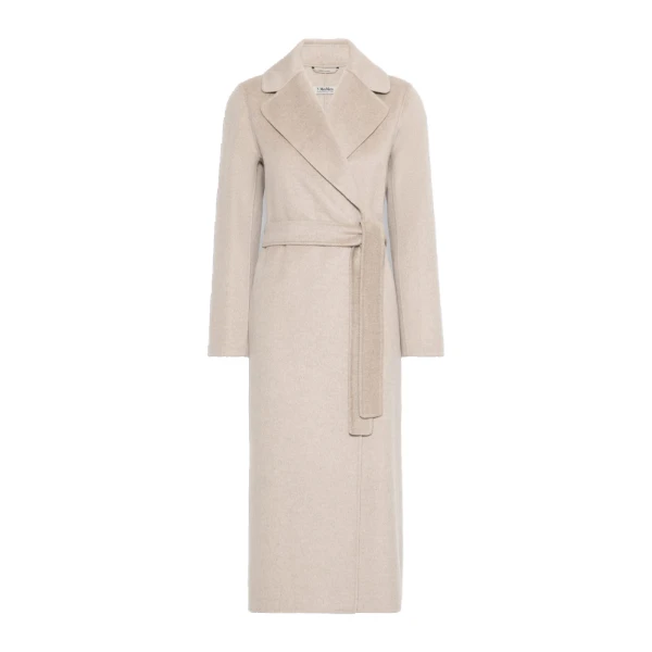 Max Mara Paola Belted Wool and Cashmere Coat in Beige | Wool Coat | Luxury Shoes 