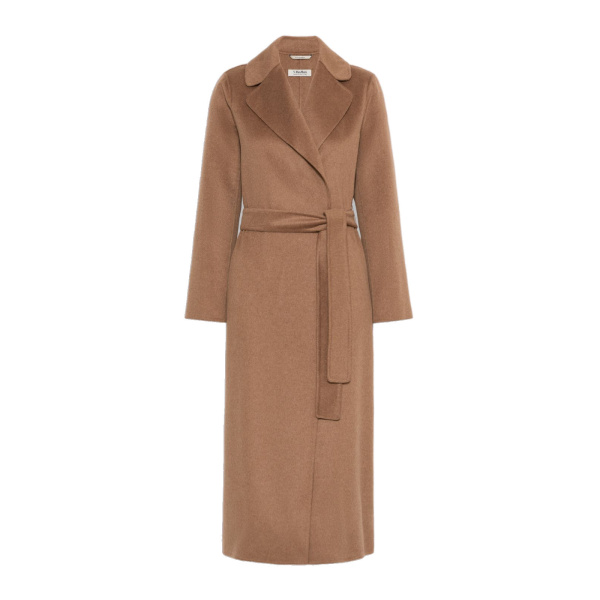 Max Mara Paola Belted Wool and Cashmere Coat in Camel | Wool Coat | Luxury Shoes 