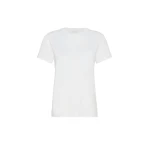Max Mara Papaia Cotton Jersey T-Shirt in Optical White | T-shirts | Luxury Shoes 