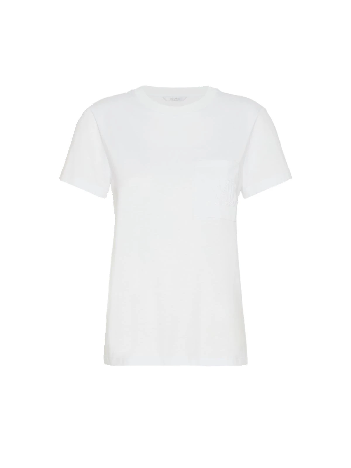 Max Mara Papaia Cotton Jersey T-Shirt in Optical White Max Mara Papaia Cotton Jersey T-Shirt in Optical White | T-shirts | Luxury Shoes