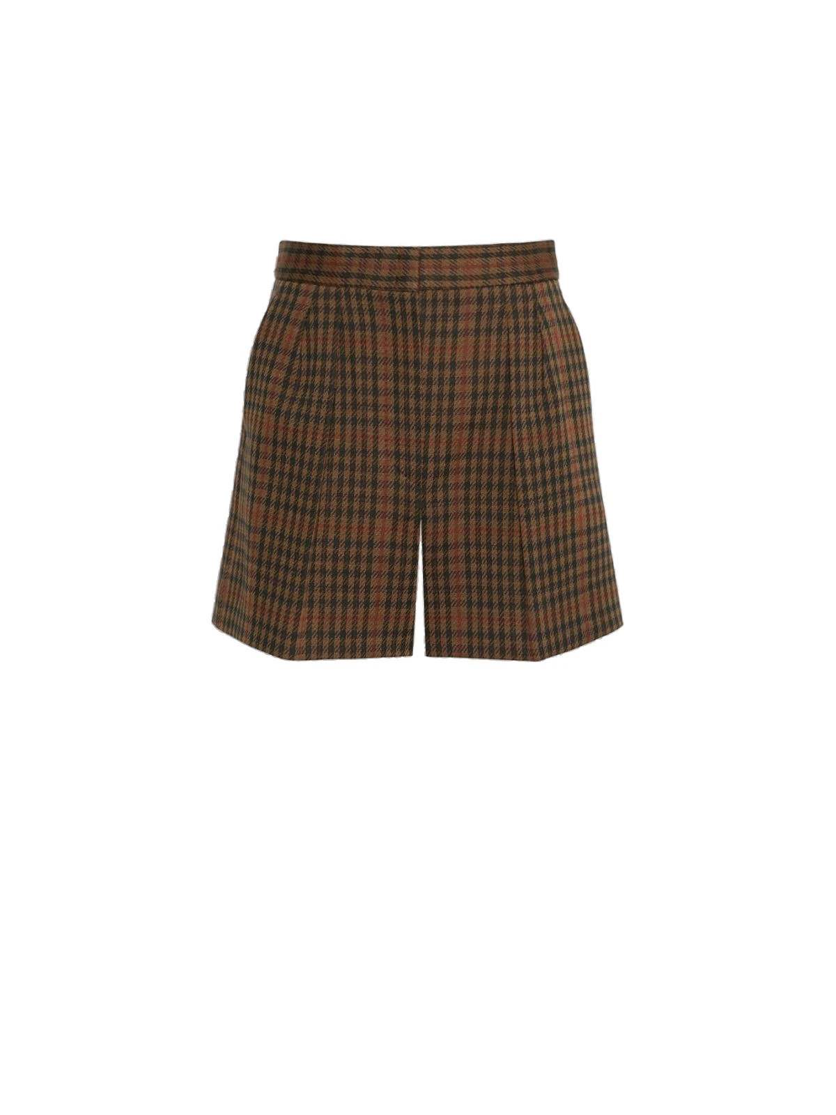 Max Mara Parata Glen Plaid Jersey Shorts in Tobacco Max Mara Parata Glen Plaid Jersey Shorts in Tobacco | Shorts | Luxury Shoes