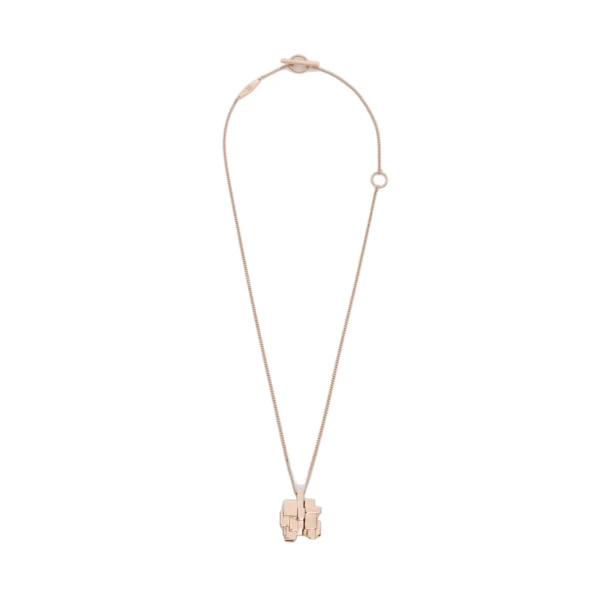 Parata Metal Pendant Necklace in Bronze