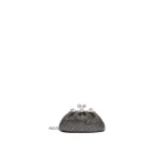 Max Mara Pasticcino Bag Extra Small with Rhinestones in Black | Mini Bags | Luxury Shoes 