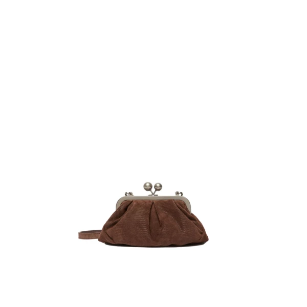 Pasticcino Bag Small in Suede, Chocolate