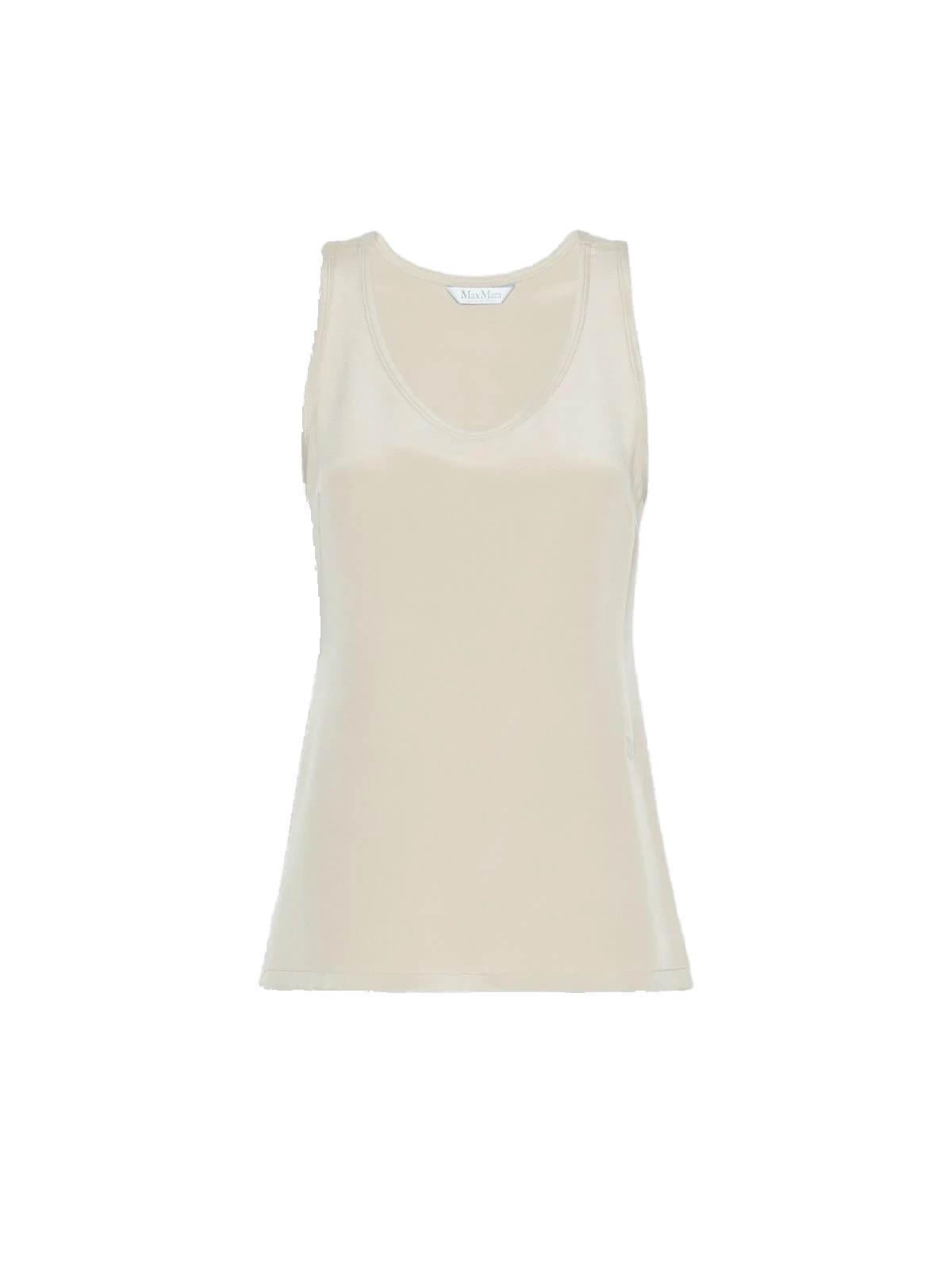 Max Mara Pavido Silk Crepe de Chine Top in Stone Grey Max Mara Pavido Silk Crepe de Chine Top in Stone Grey | Blouse | Luxury Shoes