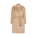 Max Mara Pedale Wool Wrap Coat in Camel | Wool Coat | Luxury Shoes 