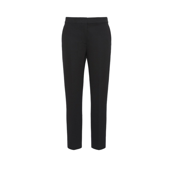 Max Mara Pegno Viscose Jersey Trousers in Black | Tailored pants | Luxury Shoes 