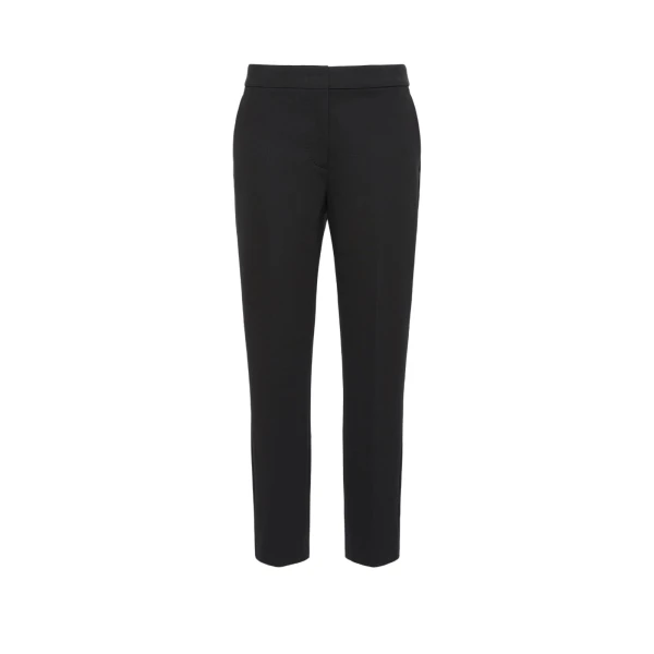 Pegno Viscose Jersey Trousers in Black