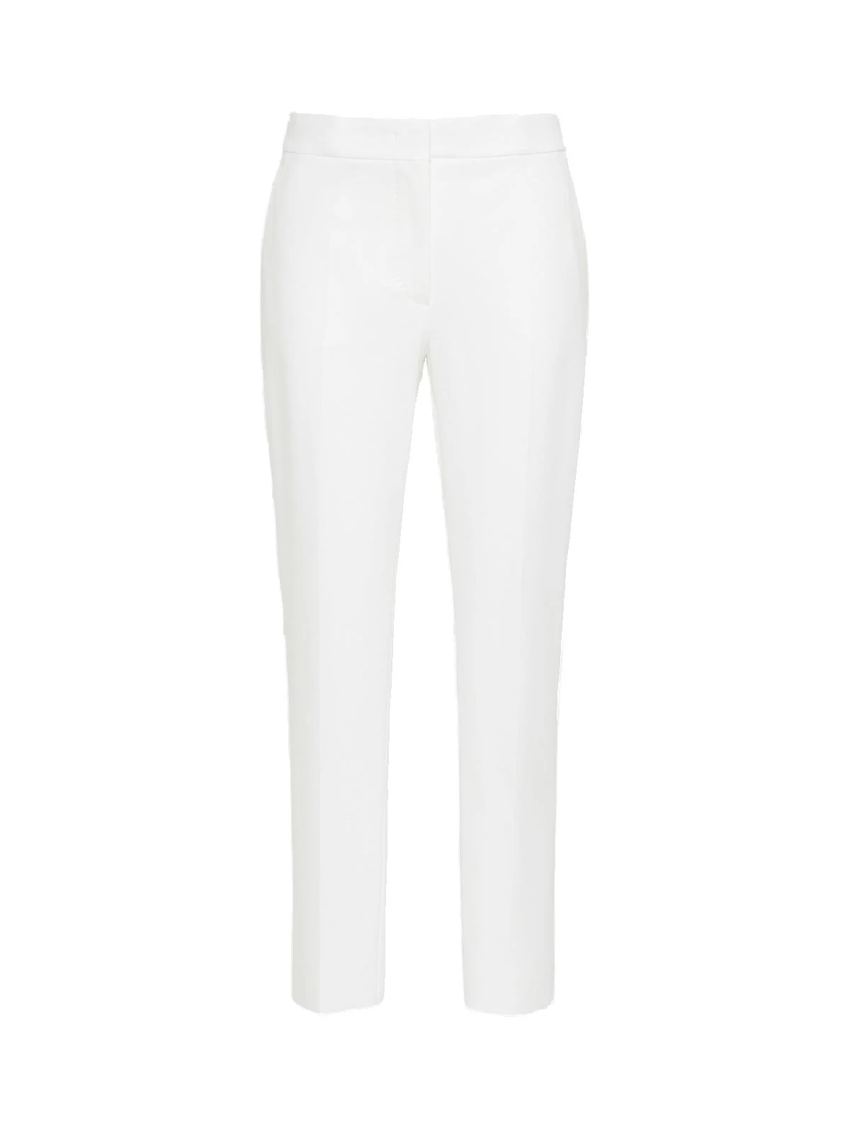 Max Mara Pegno Viscose Jersey Trousers in White Max Mara Pegno Viscose Jersey Trousers in White | Tailored pants | Luxury Shoes