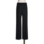 Max Mara Periodi Wool Cady Palazzo Trousers in Black | Wide leg pants | Luxury Shoes 