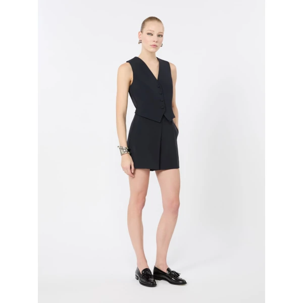 Max Mara Perle Cady Playsuit in Navy | Jumpsuit | Luxury Shoes 