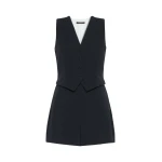 Max Mara Perle Cady Playsuit in Navy | Jumpsuit | Luxury Shoes 