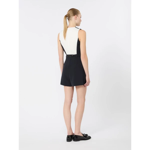 Max Mara Perle Cady Playsuit in Navy | Jumpsuit | Luxury Shoes 