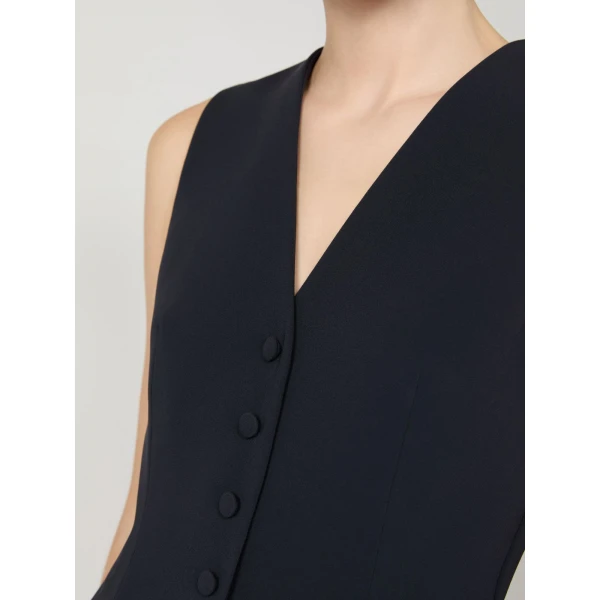 Max Mara Perle Cady Playsuit in Navy | Jumpsuit | Luxury Shoes 