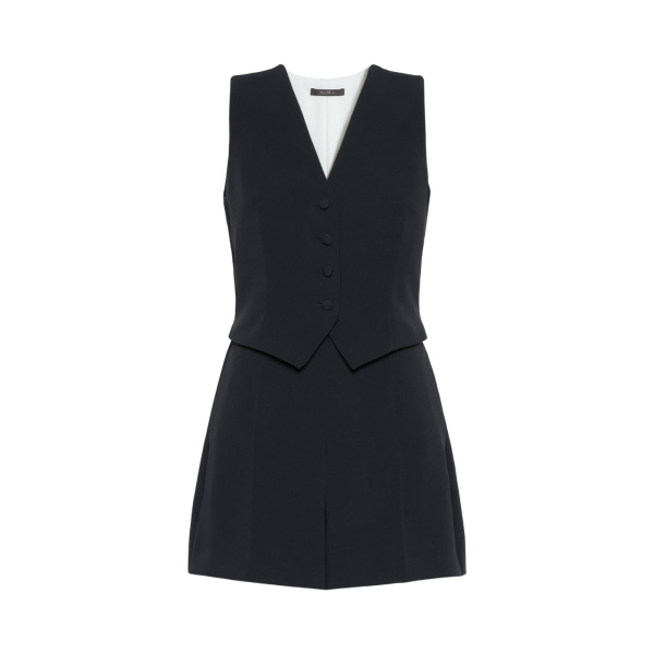 Max Mara Perle Cady Playsuit in Navy | Jumpsuit | Luxury Shoes 