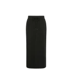 Max Mara Perle Milano Knit Jersey Maxi Skirt in Black | Maxi Skirts | Luxury Shoes 