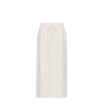 Max Mara Perle Milano Knit Jersey Maxi Skirt in Ivory | Maxi Skirts | Luxury Shoes 