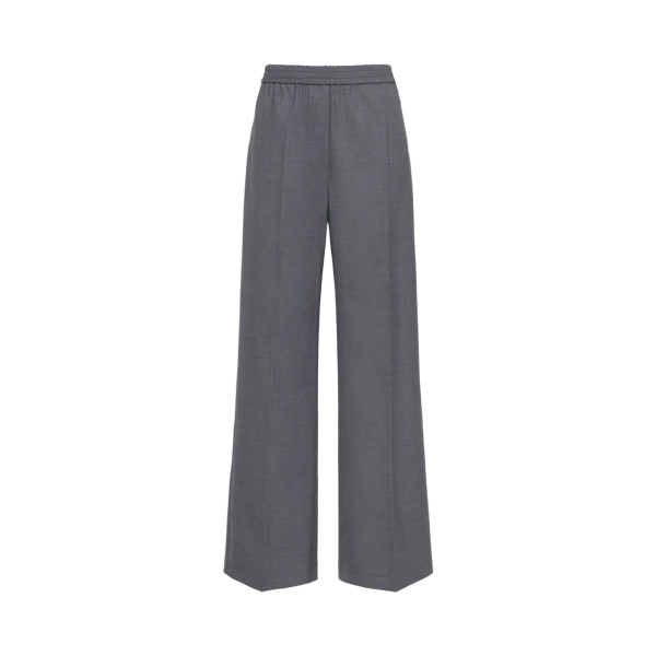 Max Mara Petra Stretch Wool Batavia Trousers in Dark Grey | Tailored pants | Luxury Shoes 