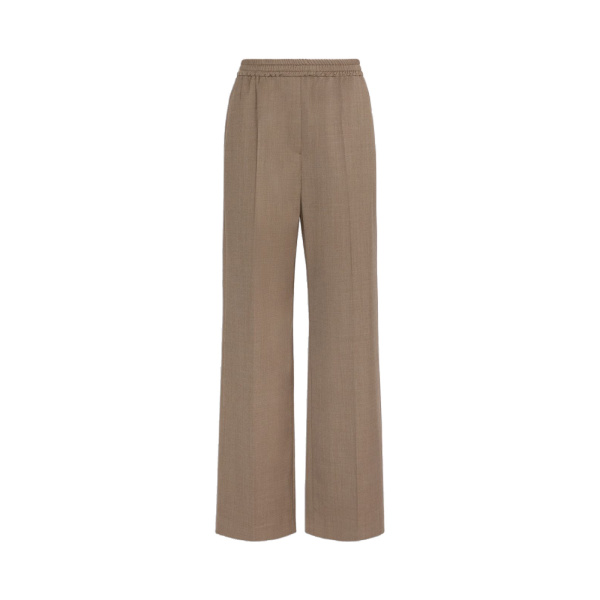 Max Mara Petra Stretch Wool Batavia Trousers in Marron Glace | Tailored pants | Luxury Shoes 