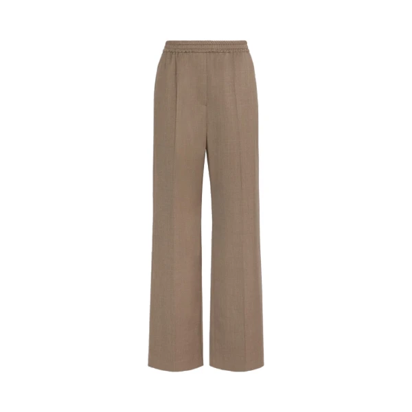 Max Mara Petra Stretch Wool Batavia Trousers in Marron Glace | Tailored pants | Luxury Shoes 