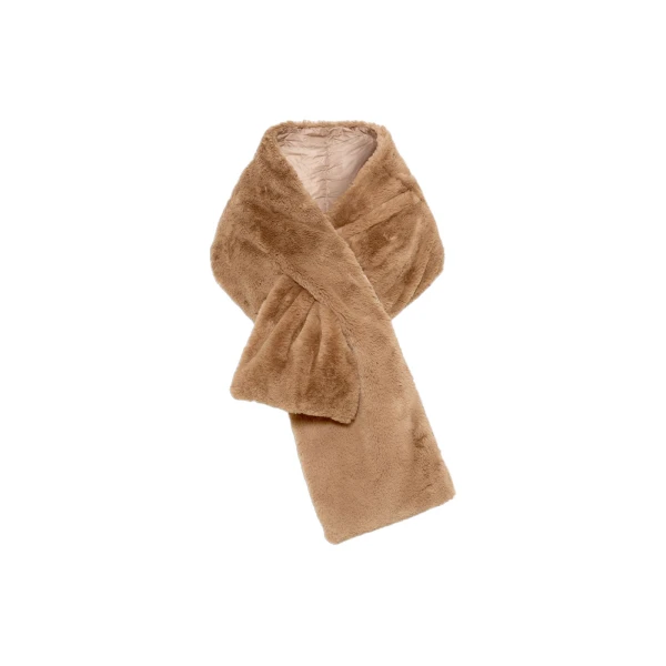 Piacere Water-Repellent Canvas Padded Stole in Clay