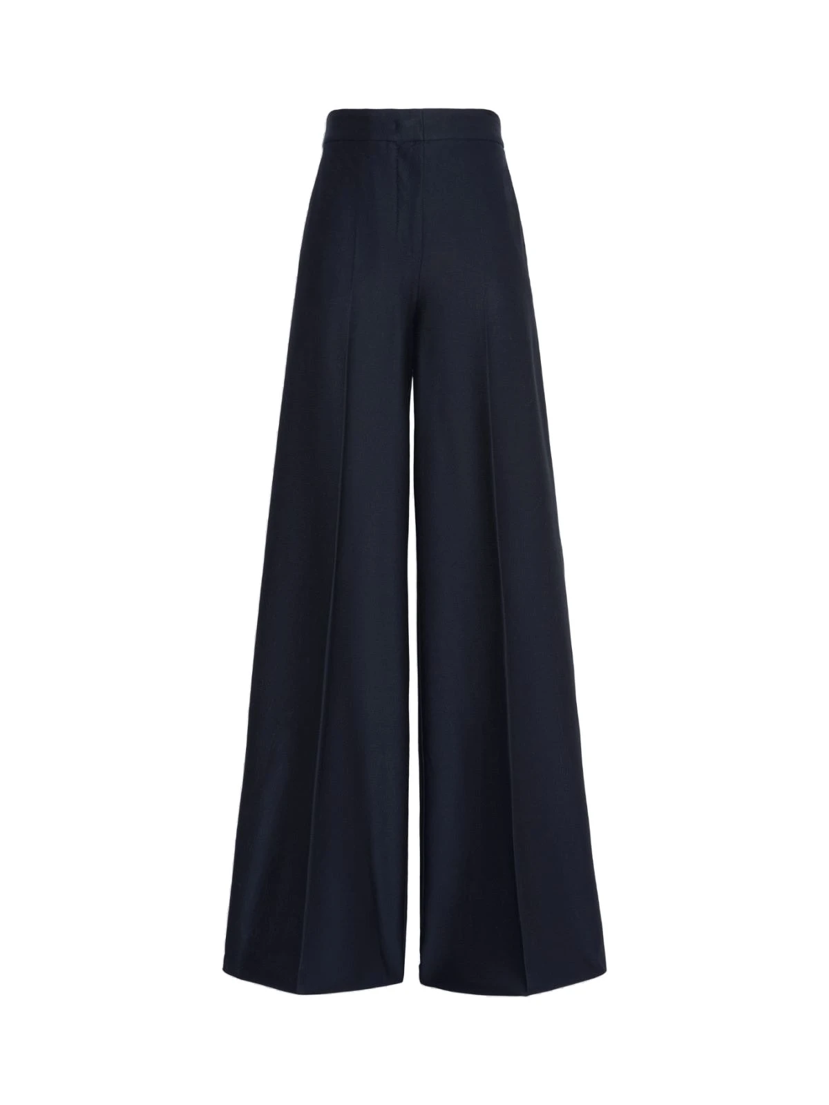 Max Mara Pinza Wide-Fit Pique Jersey Trousers in Ultramarine Max Mara Pinza Wide-Fit Pique Jersey Trousers in Ultramarine | Wide leg pants | Luxury Shoes