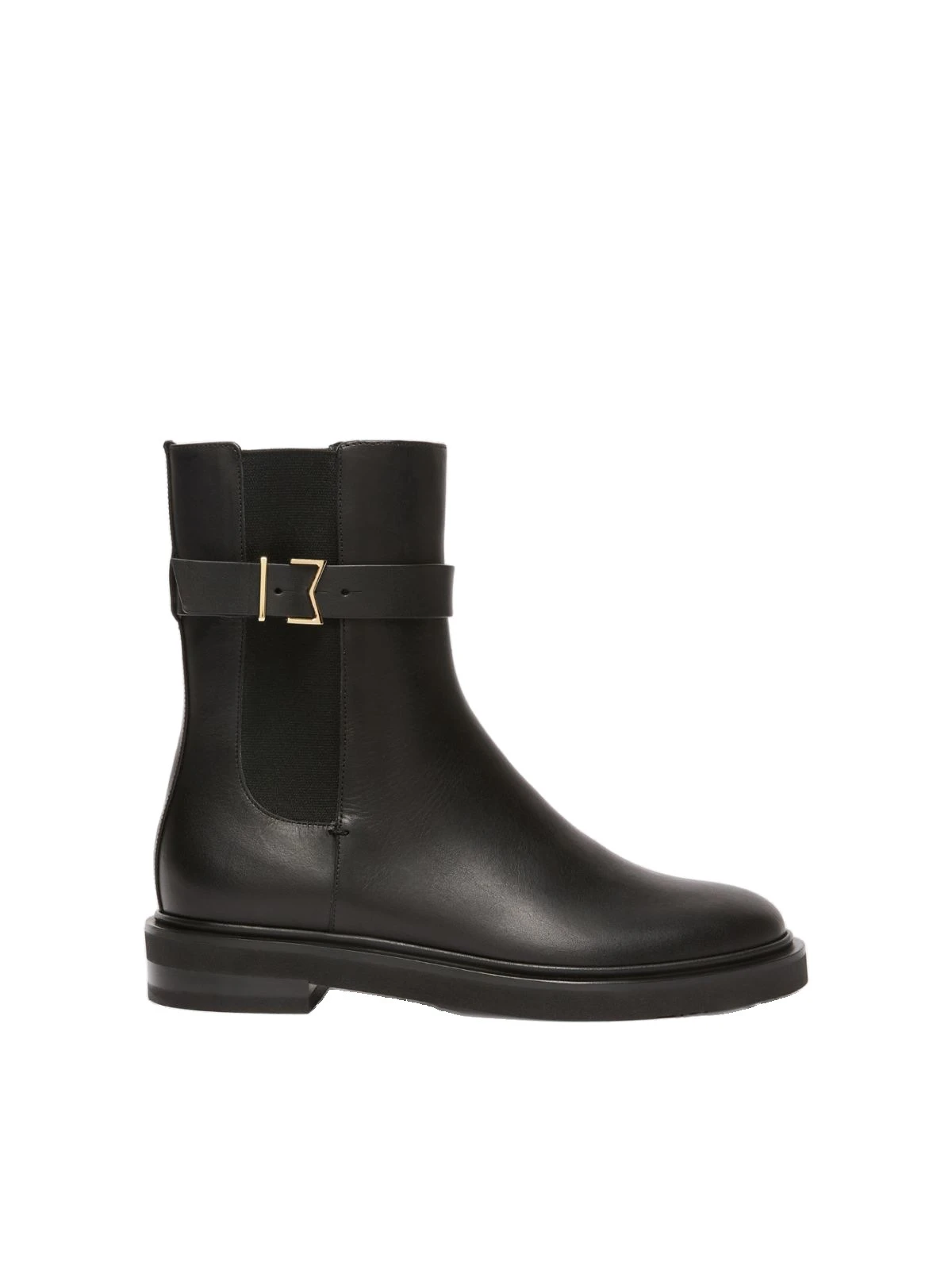 Max Mara Pio Leather Chelsea Boots in Black Max Mara Pio Leather Chelsea Boots in Black | Women | Luxury Shoes
