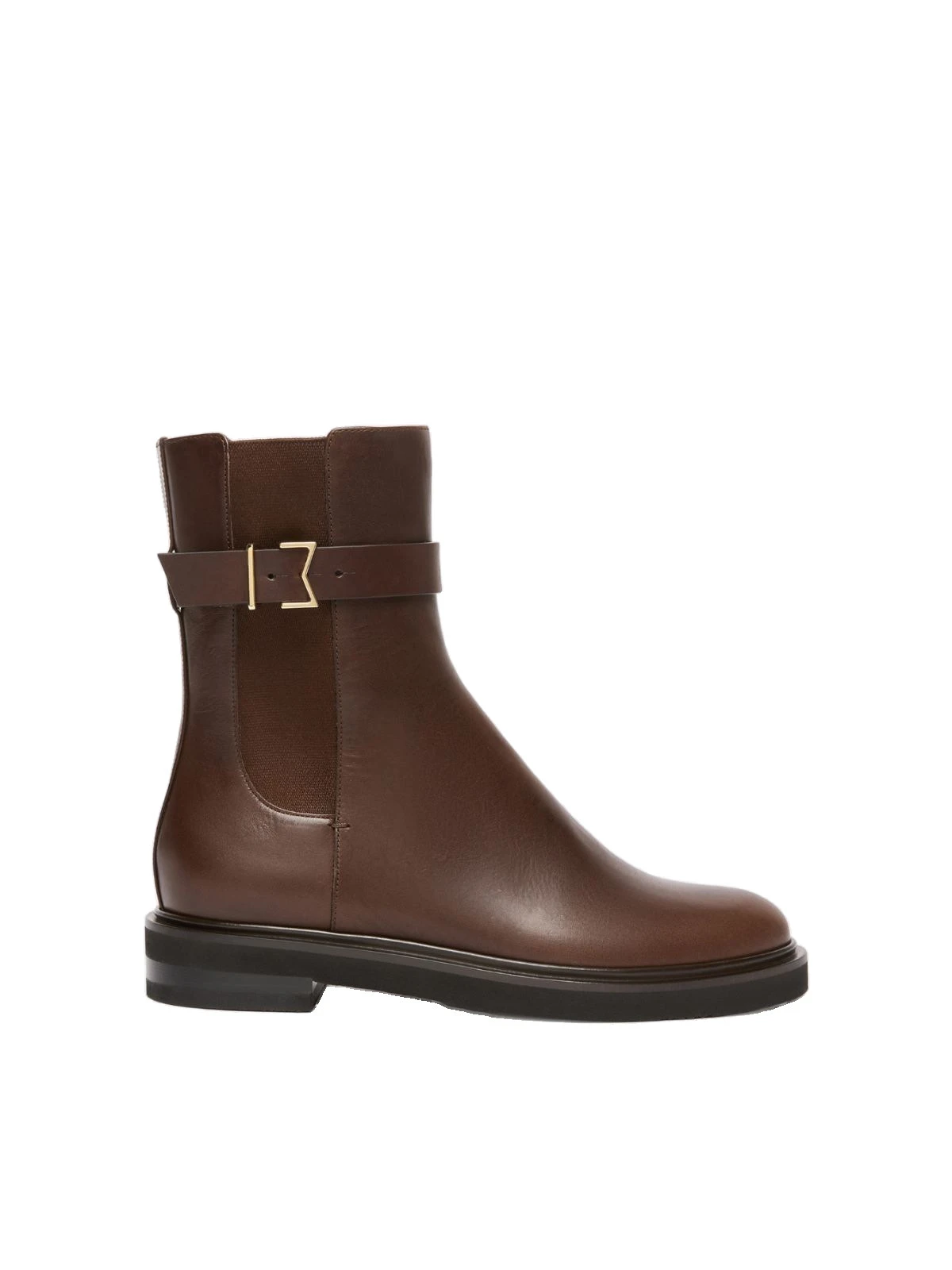 Max Mara Pio Leather Chelsea Boots in Dark Brown Max Mara Pio Leather Chelsea Boots in Dark Brown | Boots | Luxury Shoes