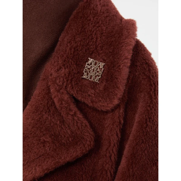 Max Mara Pioppo MaxMonogram Brooch in Bronze | Brooches & Pins | Luxury Shoes 