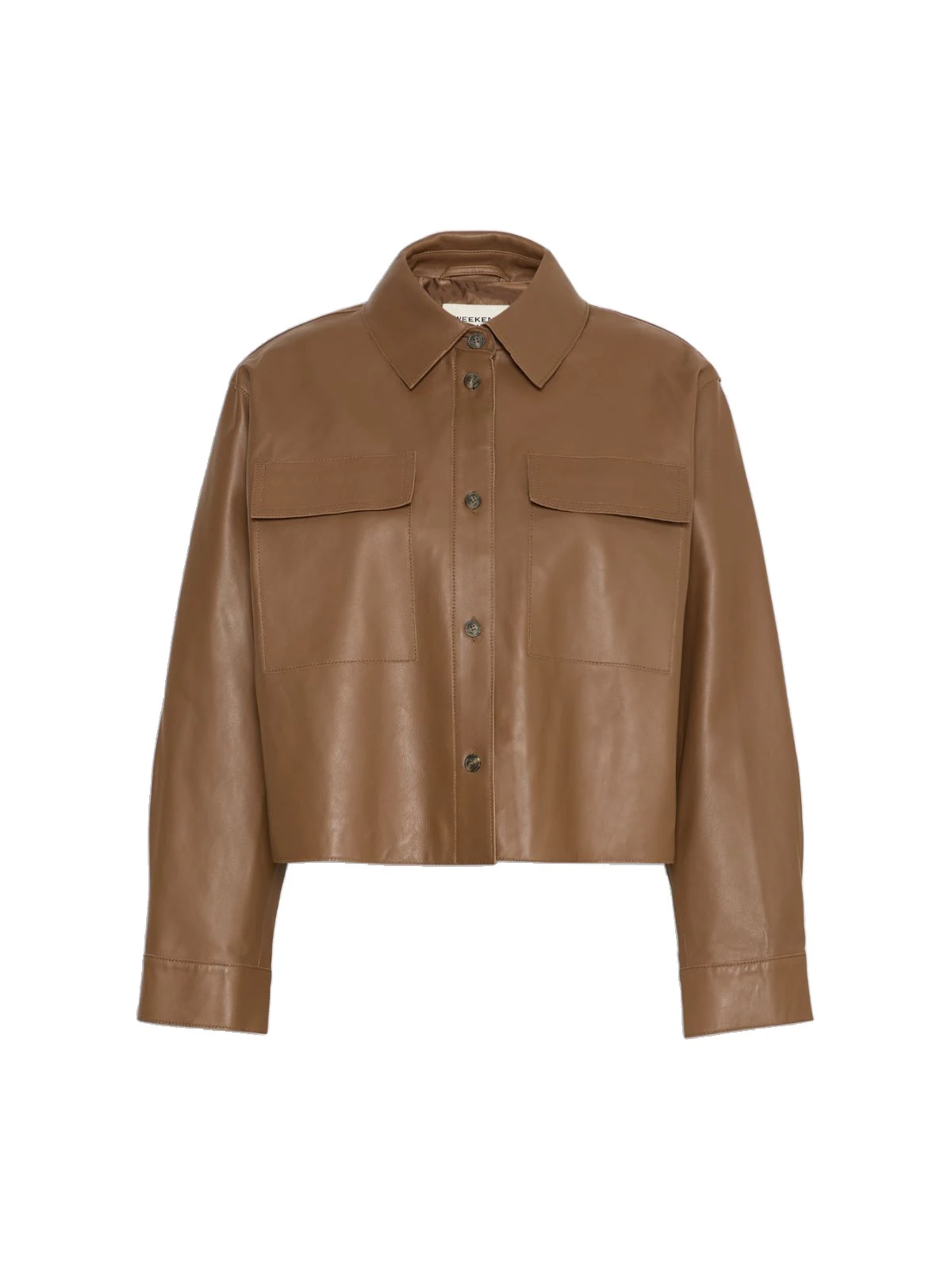 Max Mara Piovra Nappa Leather Shirt Jacket in Brown Max Mara Piovra Nappa Leather Shirt Jacket in Brown | Leather Jackets | Luxury Shoes