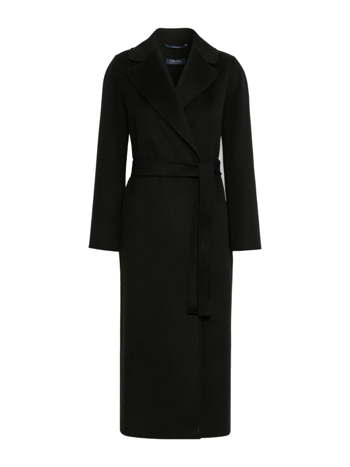 Max Mara Poldo Wool Broadcloth Robe Coat in Black Max Mara Poldo Wool Broadcloth Robe Coat in Black | Wool Coat | Luxury Shoes