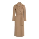 Max Mara Poldo Wool Broadcloth Robe Coat in Camel | Wool Coat | Luxury Shoes 