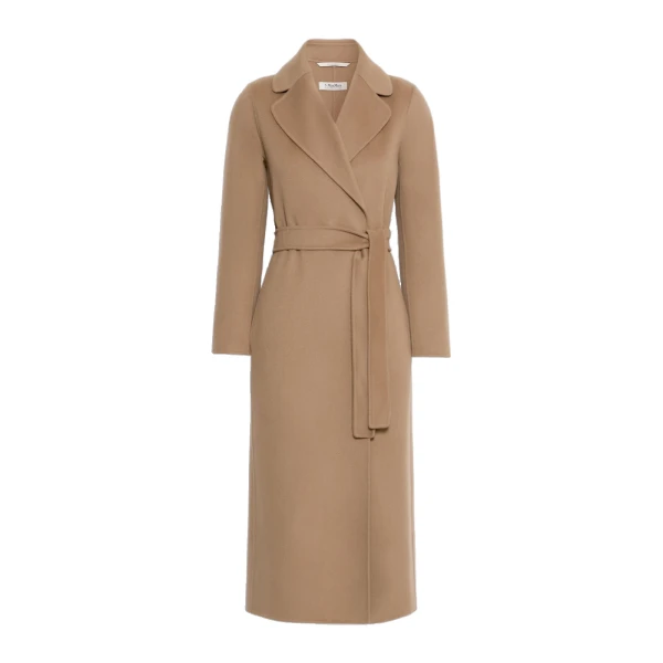 Max Mara Poldo Wool Broadcloth Robe Coat in Camel | Wool Coat | Luxury Shoes 