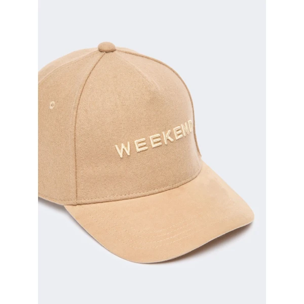 Max Mara Pomposa Wool Cloth Baseball Cap in Camel | Hats | Luxury Shoes 