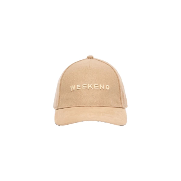Pomposa Wool Cloth Baseball Cap in Camel