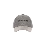 Max Mara Pomposa Wool Cloth Baseball Cap in Medium Grey | Hats | Luxury Shoes 