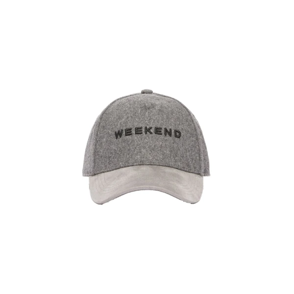 Max Mara Pomposa Wool Cloth Baseball Cap in Medium Grey | Hats | Luxury Shoes 