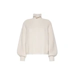 Max Mara Pontile Wool and Cashmere Sweater in Beige | Sweaters | Luxury Shoes 