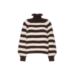 Max Mara Pontile Wool and Cashmere Sweater in Dark Brown | Sweaters | Luxury Shoes 