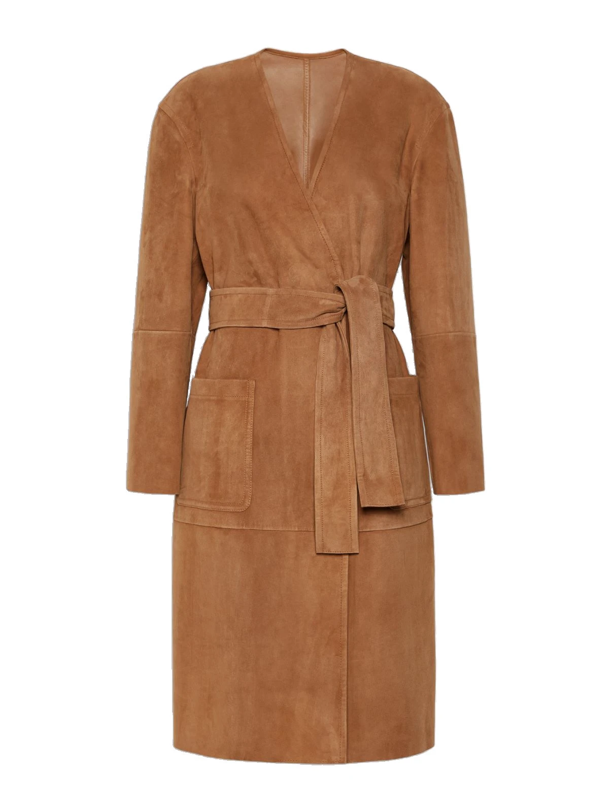 Max Mara Portici Suede Duster Coat in Camel Max Mara Portici Suede Duster Coat in Camel | Leather Coats | Luxury Shoes