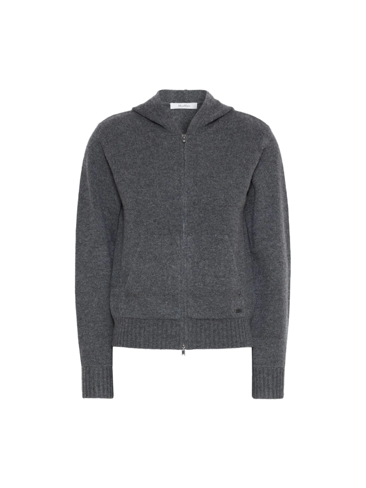 Max Mara Primo Slim Cashmere Hooded Sweater in Dark Grey Max Mara Primo Slim Cashmere Hooded Sweater in Dark Grey | Sweaters | Luxury Shoes