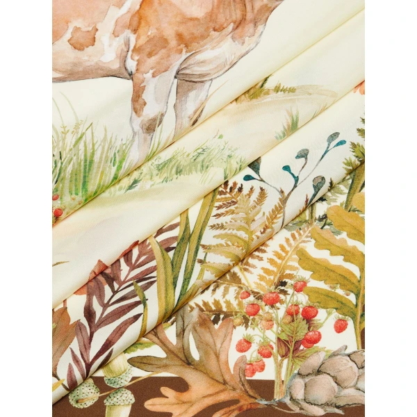 Max Mara Printed Silk Oversized Scarf in Beige | Scarves | Luxury Shoes 
