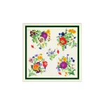 Max Mara Printed Silk Oversized Scarf in Ivory | Scarves | Luxury Shoes 
