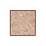 Max Mara Printed Silk Oversized Scarf in Sand | Scarves | Luxury Shoes 