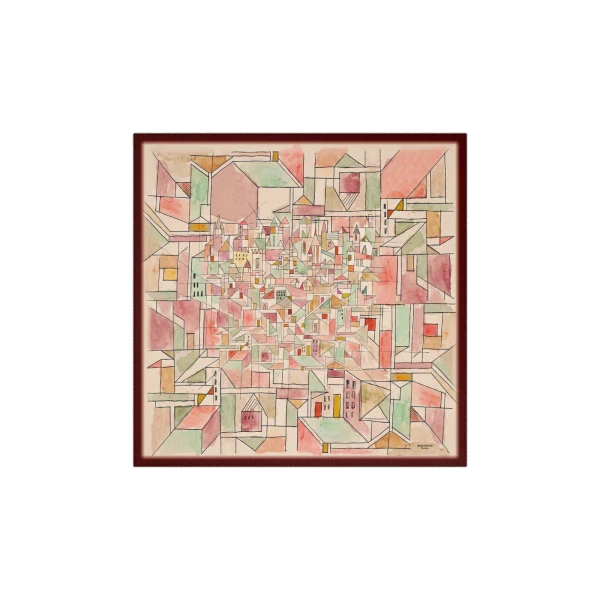Max Mara Printed Silk Oversized Scarf in Sand | Scarves | Luxury Shoes 